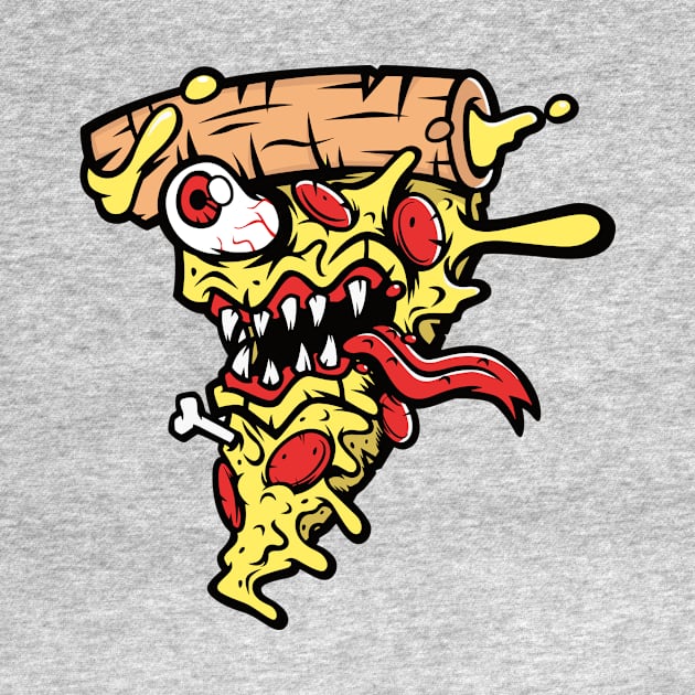 Zombie Slice of Pizza by SLAG_Creative